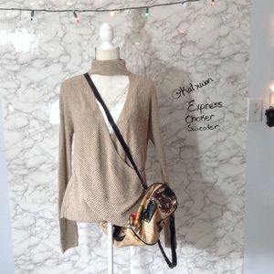Express Choker Knit Sweater